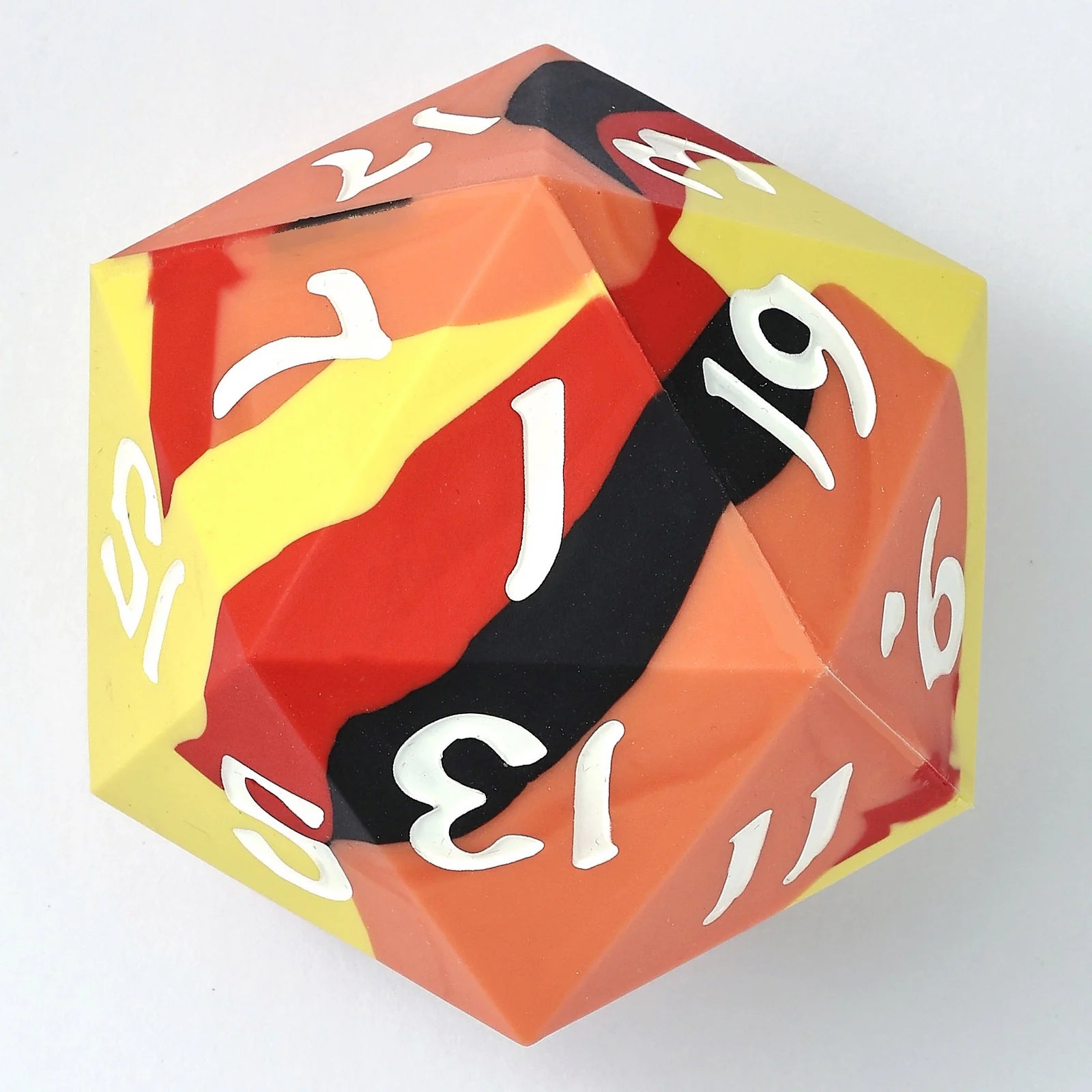Chonk Rubber Silicon 55mm D20 - The Fire Ball