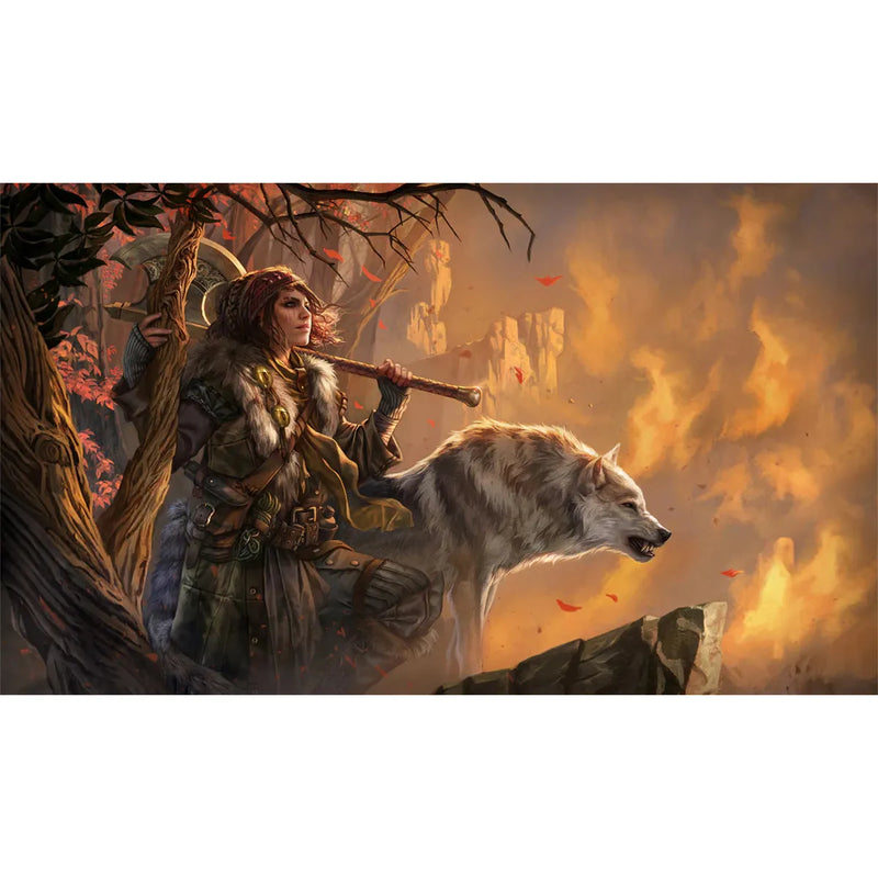 Magic the Gathering: Playmat: Magali Villeneuve: Huntmaster / Ravager (Double Sided)(Pre-Order)