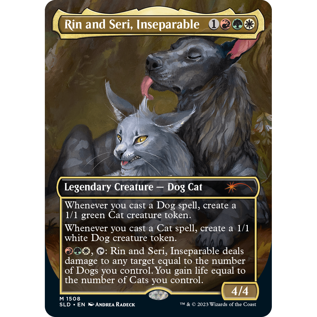 Magic the Gathering: Secret Lair - Raining Cats and Dogs Commander Deck