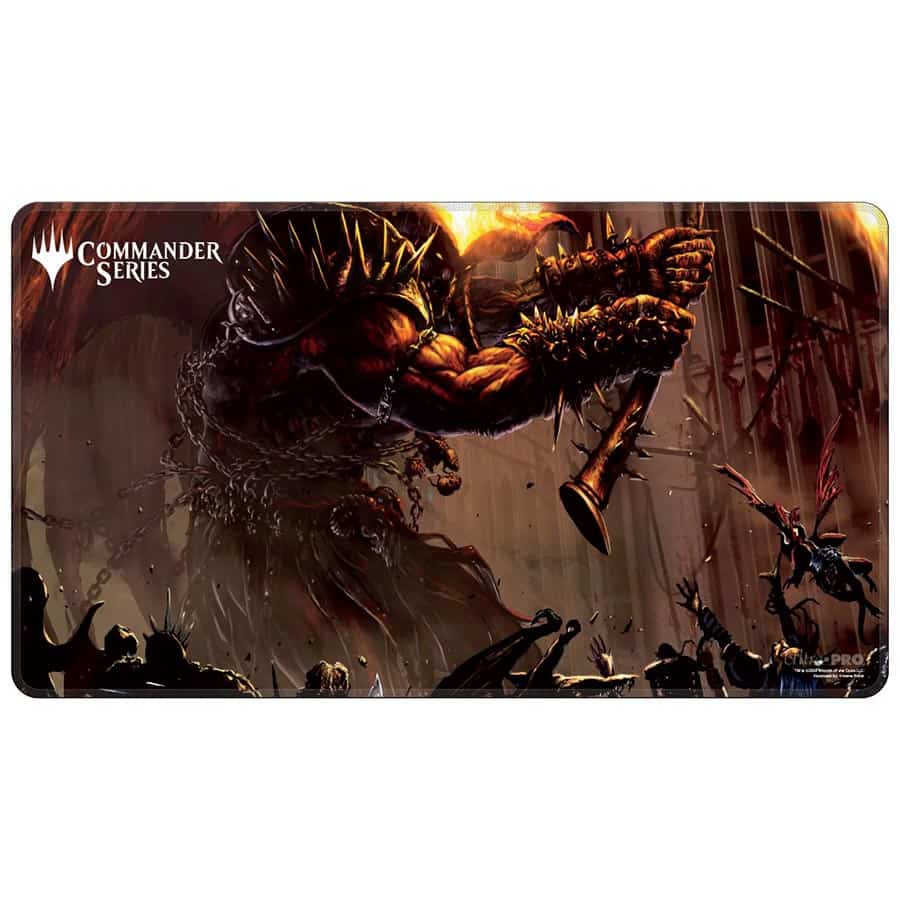 Magic The Gathering: Playmat: Commander Series Allied Colors - Rakdos, Lord of Riots