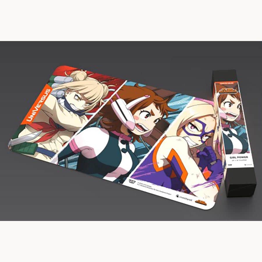 My Hero Academia CCG: Ochaco, Mt.Lady, and Toga Playmat