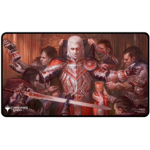 Ultra Pro: Magic the Gathering Commander Series 3 Black Stitched Playmat - Edgar Markov (Q3 2024 Enemy Color) (Fan Vote)