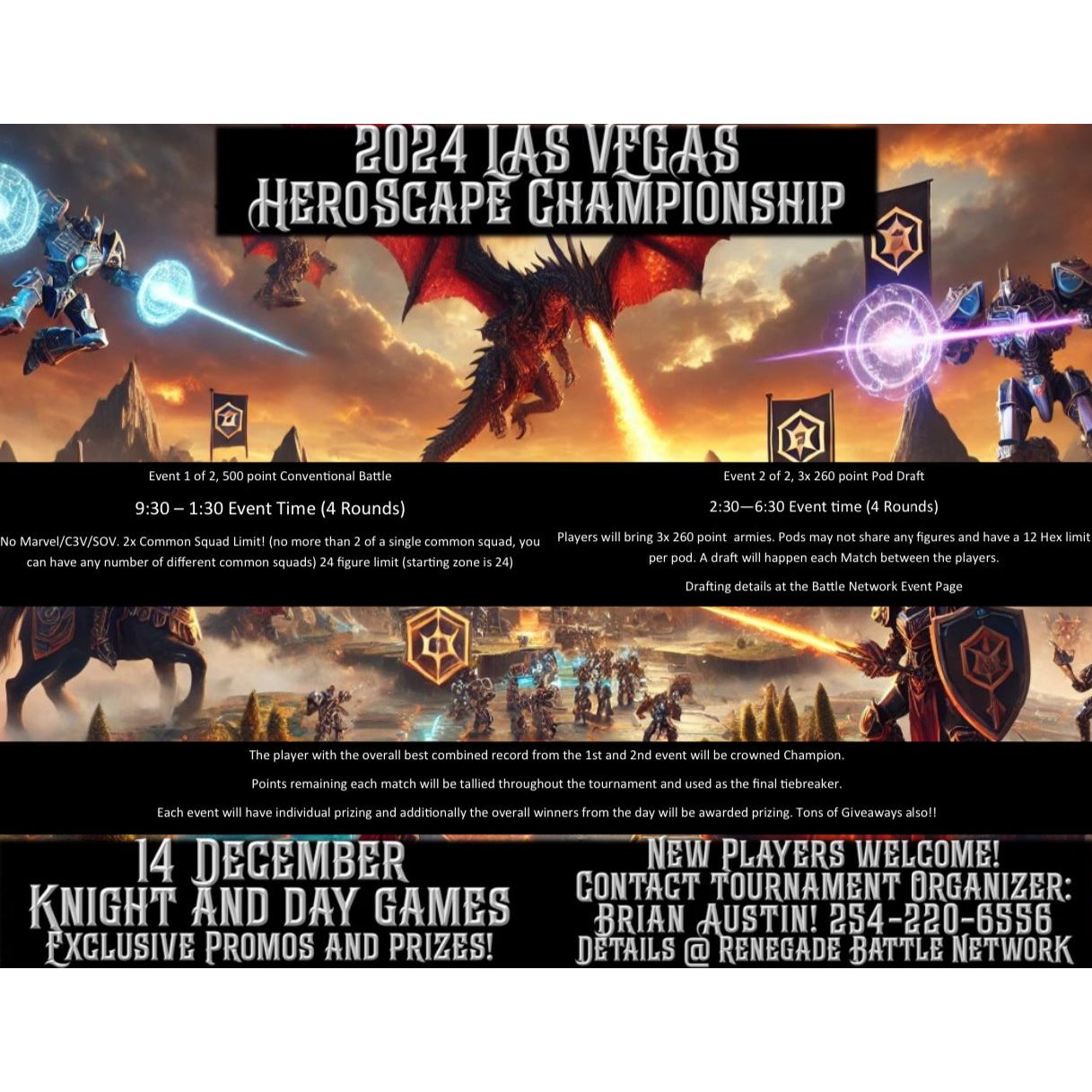 [Sat - Dec] 12/14/24 Heroscape Championship Tournament - 9:30AM-6PM