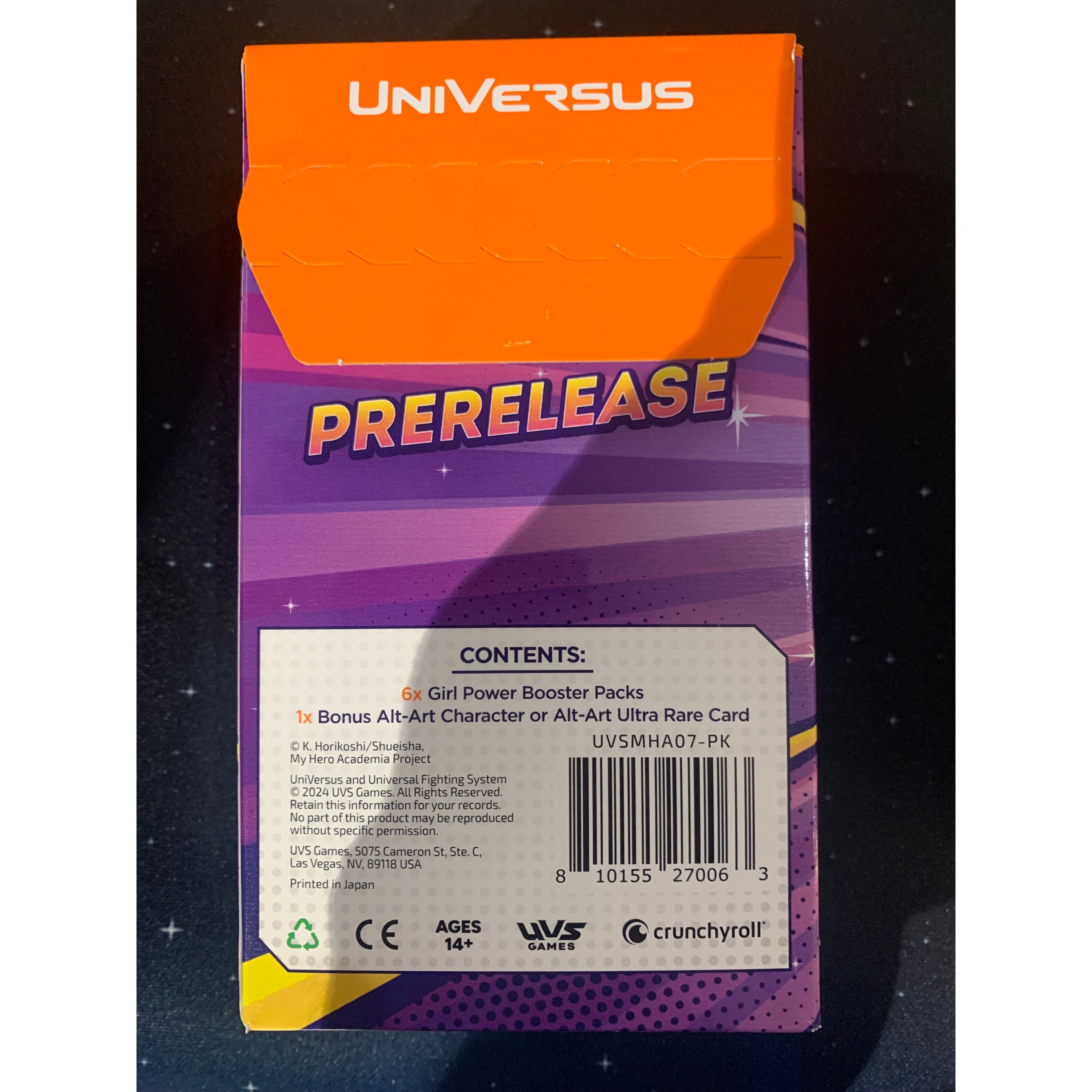 UniVersus: Girl Power Prerelease Kit