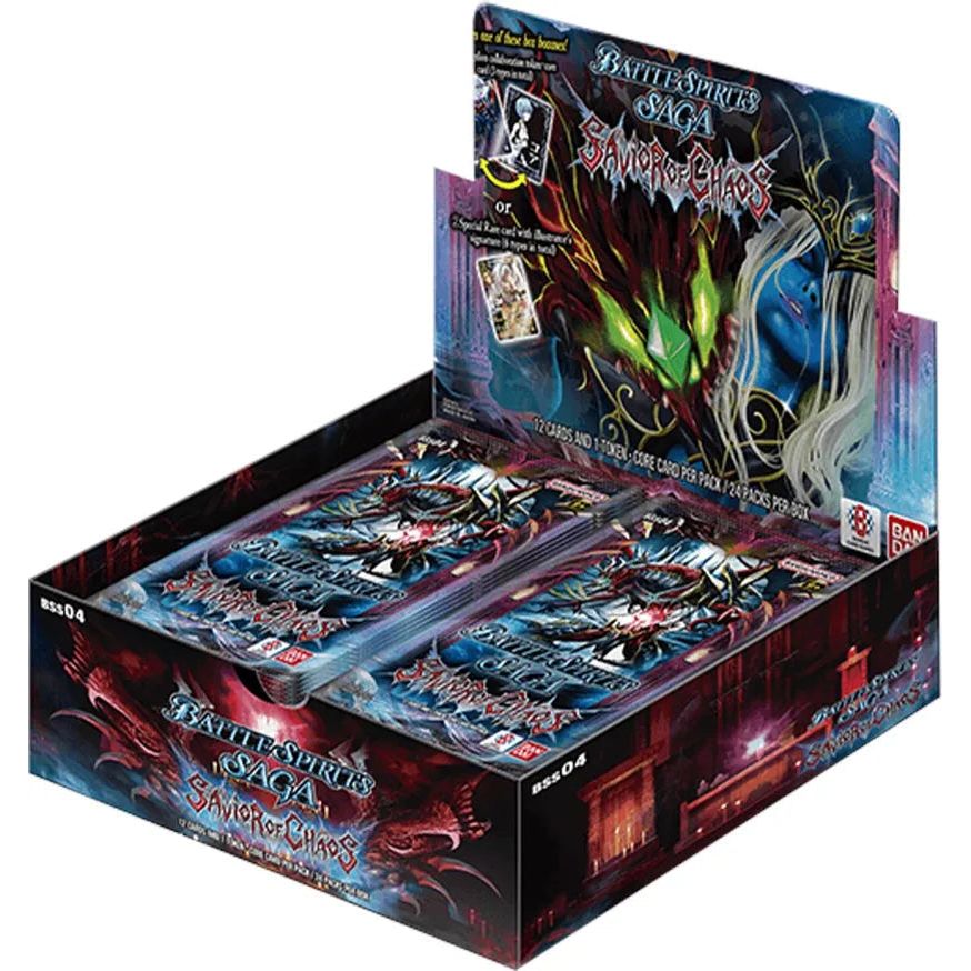 Battle Spirits Saga: Set 04 Savior of Chaos Booster Box (BSS04) (Case Discounts Upon Request)