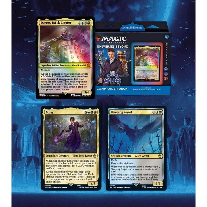 Magic The Gathering: Universes Beyond: Doctor Who Commander Deck Case (Pre-Order) (10/13/23 Release)