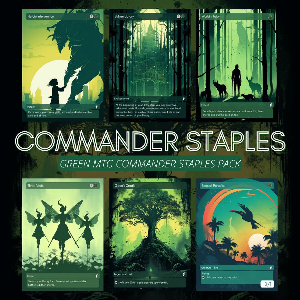 Commander Staples: Green (Proxy)