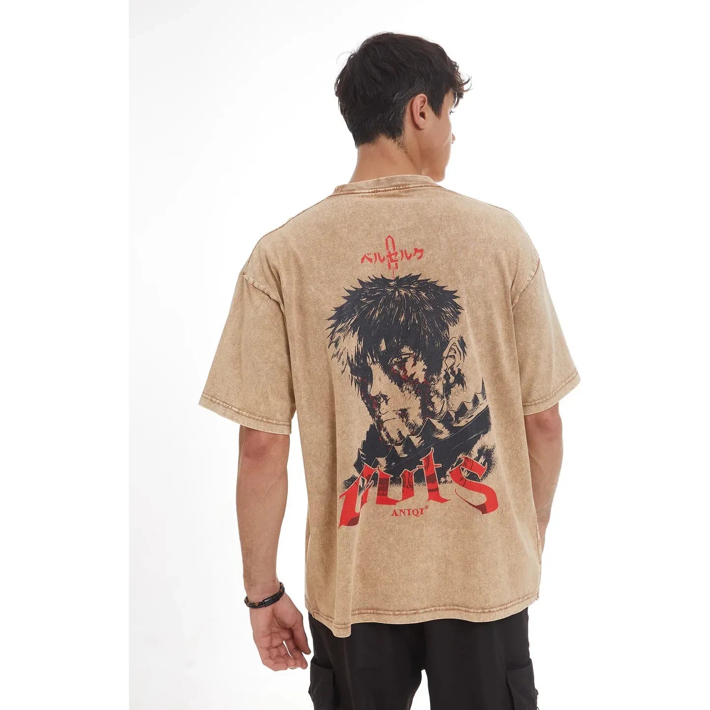 The Struggler Embroidered Acid Wash Tee - Large (Pre-Order)