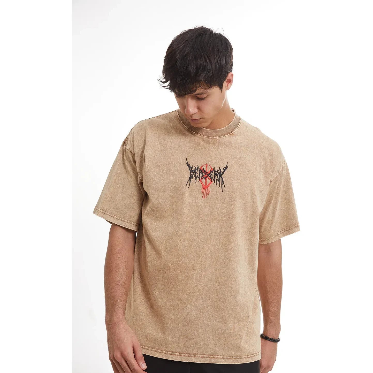 The Struggler Embroidered Acid Wash Tee - Large (Pre-Order)