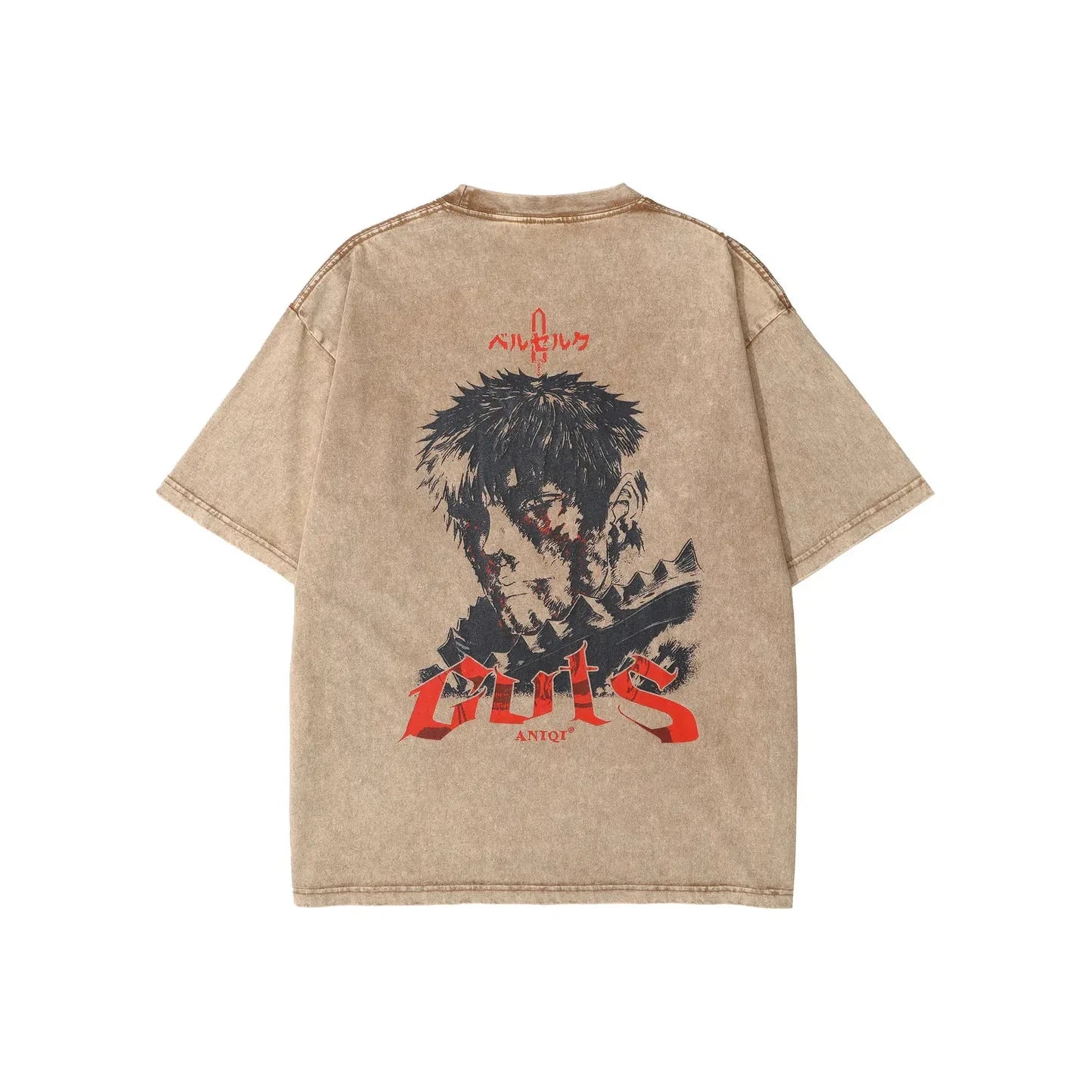 The Struggler Embroidered Acid Wash Tee - Large (Pre-Order)