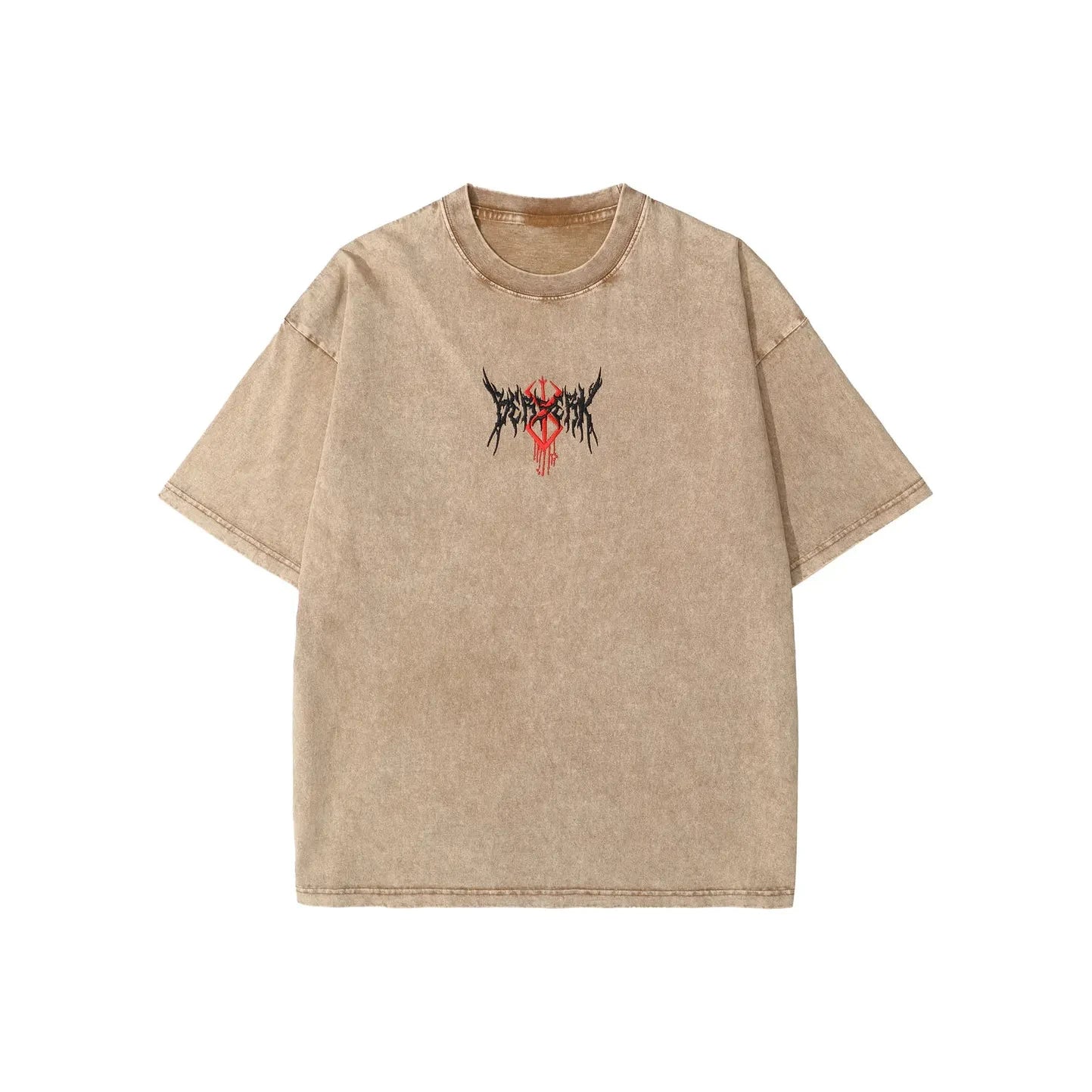 The Struggler Embroidered Acid Wash Tee - Large (Pre-Order)