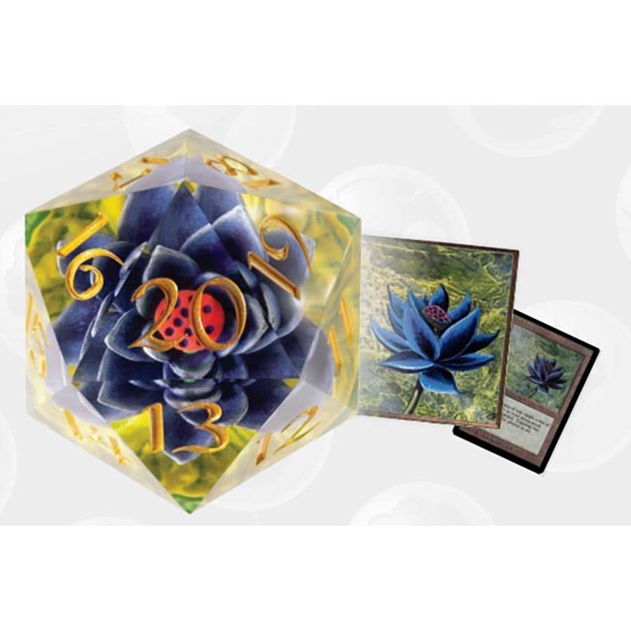 54mm Spindown D20: Magic The Gathering Black Lotus