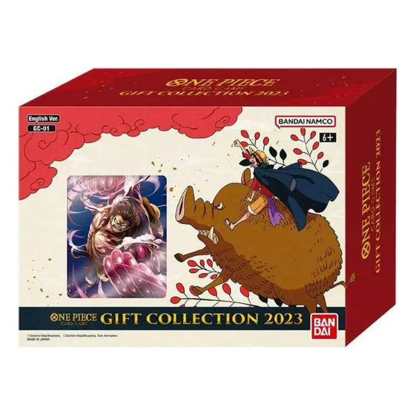 ONE PIECE TCG:Gift Collection Box 2023 Full Set (13 Cards) w/Deck Box  English NM