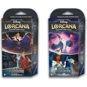 Disney Lorcana: Rise of the Floodborn Starter Decks - Tactical Teamwork + Might & Magic (Set of 2)