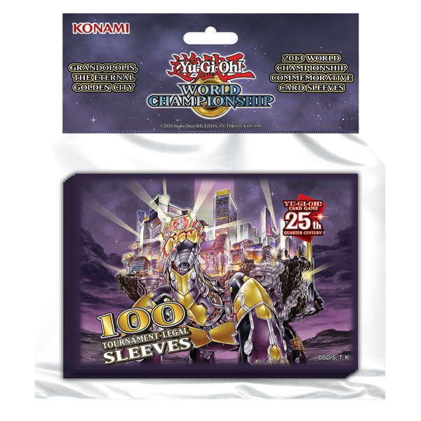 Yu-Gi-Oh! TCG Grandopolis, The Eternal Golden City - 2013 World Championship Commemorative Card Sleeves