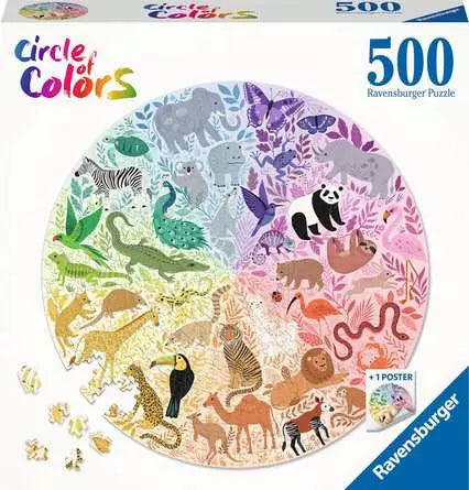 Circle of Colors: Animals 500pc Puzzle (Pre-Order)