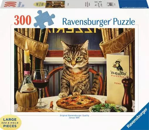 Dinner for One 300pc Large Format Puzzle (Pre-Order)