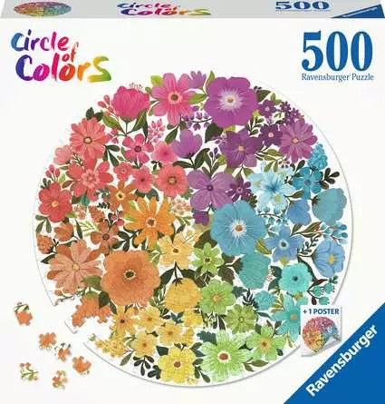 Circle of Colors: Flowers 500pc Puzzle (Pre-Order)