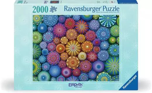 Radiating Rainbow Mandalas 2000pc Puzzle (Pre-Order)