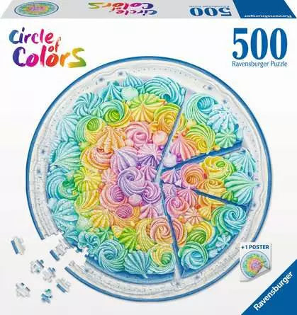 Circle of Colors: Rainbow Cake 500pc Puzzle (Pre-Order)