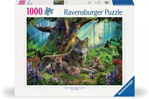 Wolves in the Forest 1000pc Puzzle (Pre-Order)