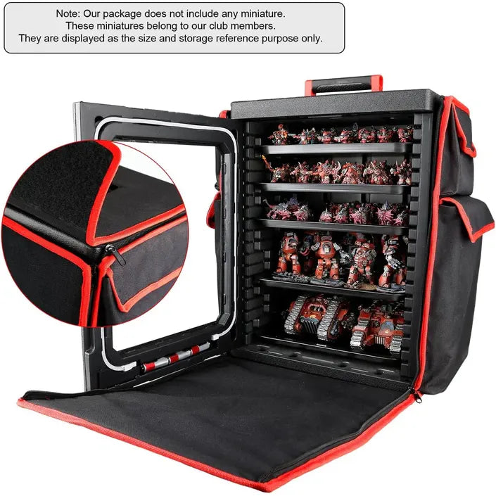 Jucoci Wargame Miniature Portable Medium Storage Case + Backpack Bundle