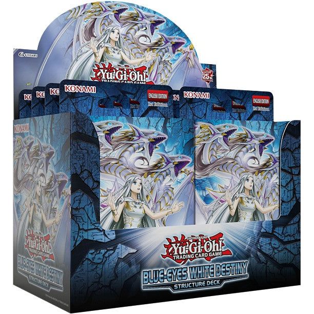 YuGiOh: Blue-Eyes White Destiny Structure Deck Display (Pre-Order Expected Release 02/07/2025)