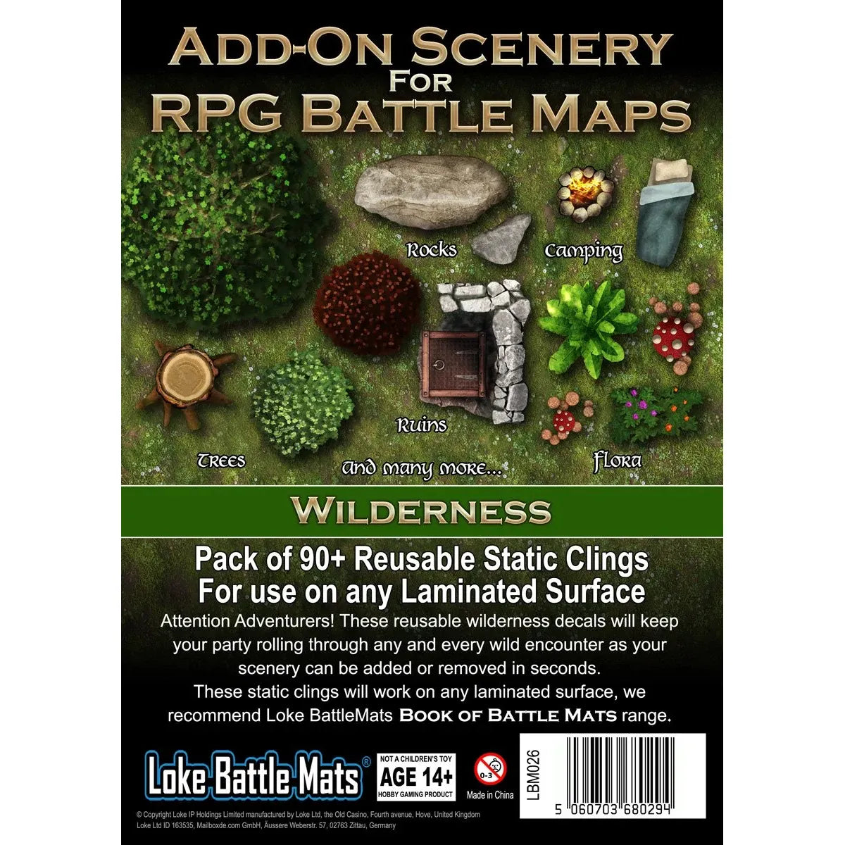 Add On Scenery Pack RPG Maps: Wilderness