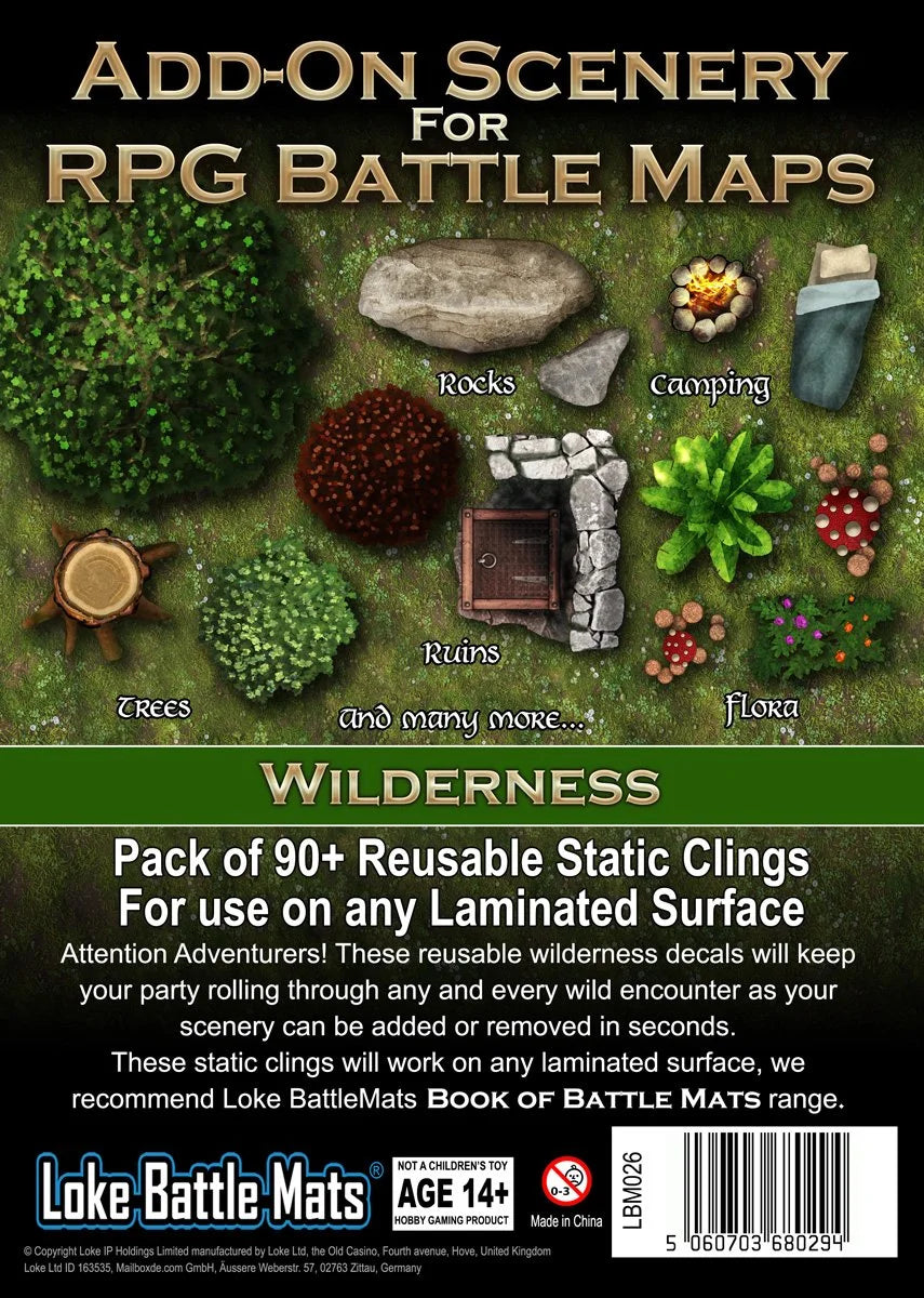 Add On Scenery Pack RPG Maps: Wilderness