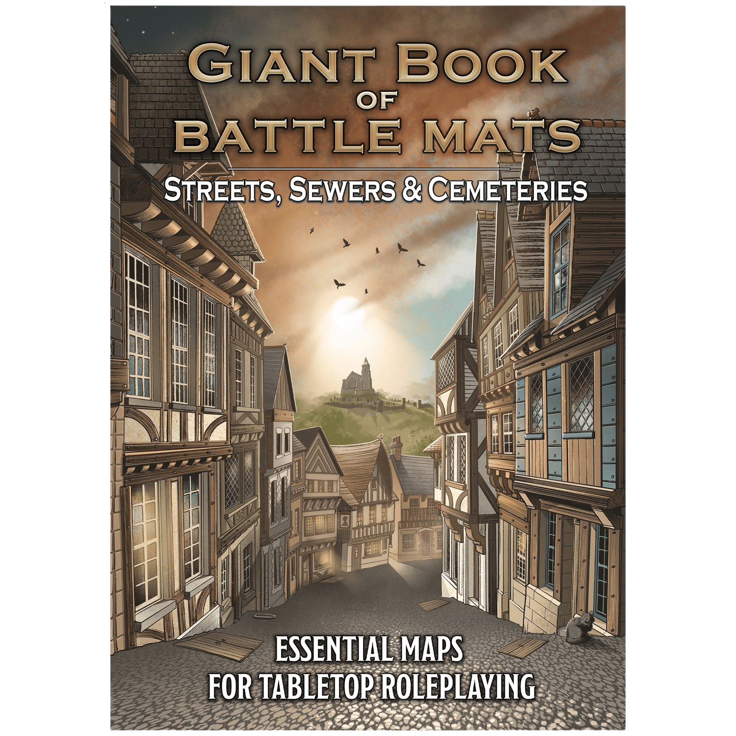 Giant Book of Battle Mats: Streets, Sewers, & Cemeteries (Pre-Order)