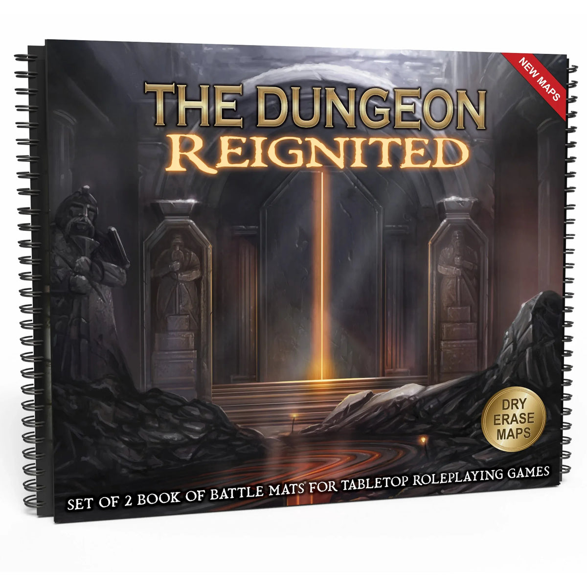 The Dungeon Reignited – Set of 2 Modular, Wipe-Clean Map Books