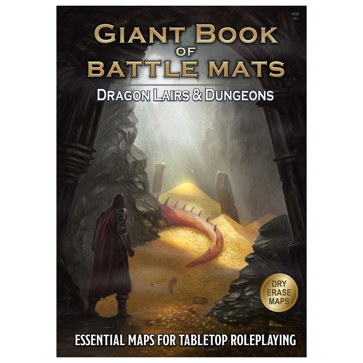 Giant Book of Battle Mats: Dragon Lairs & Dungeons