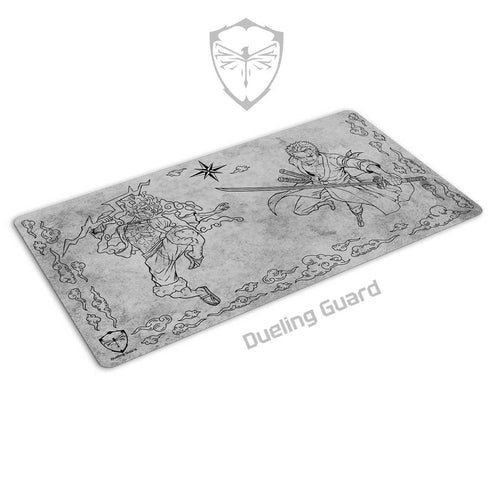 1-Player Stitched Edge Playmat: Dream Chasers - Grey