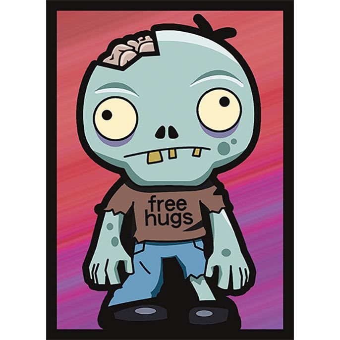 Zombie Hugs - Double Matte Sleeves - Black Core