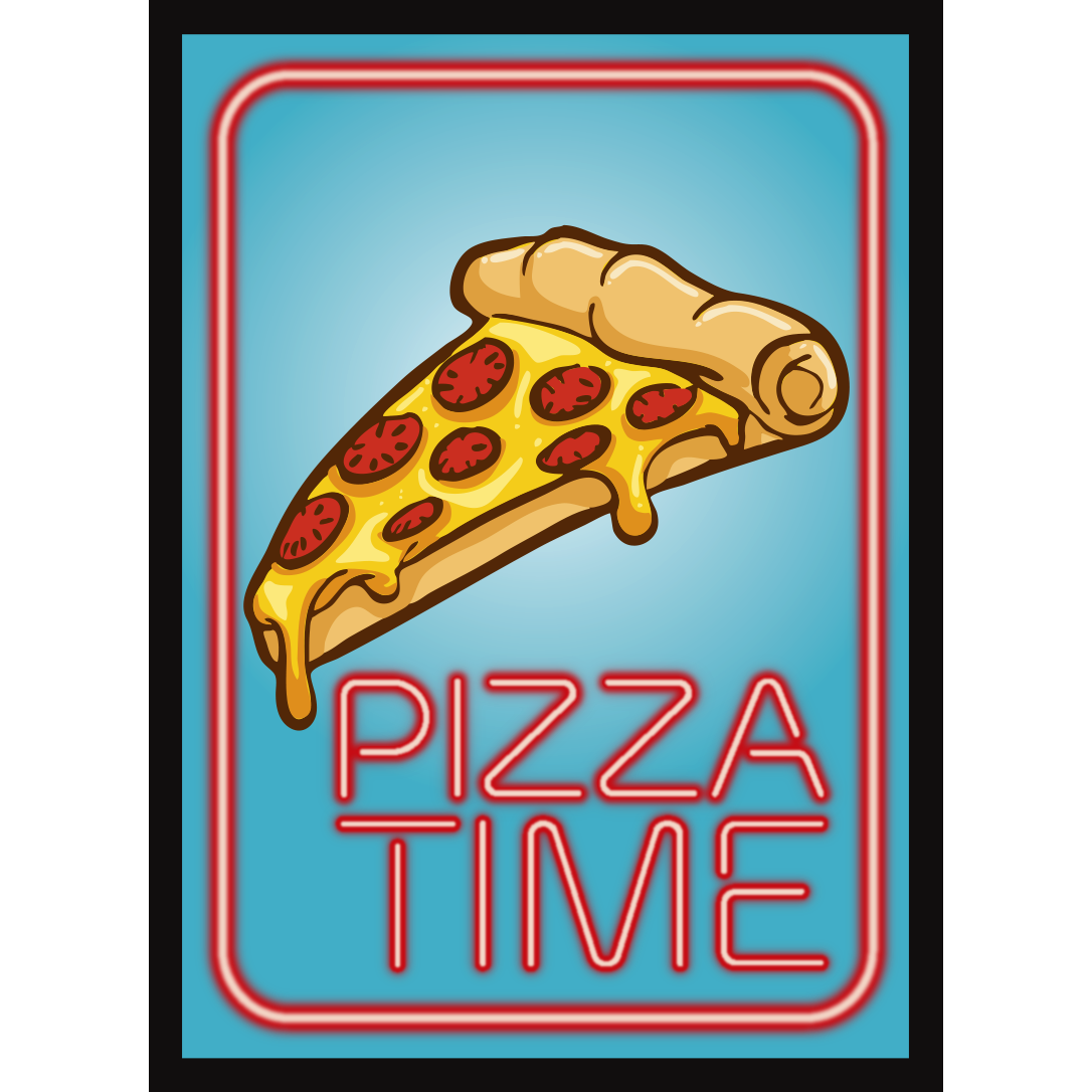 Pizza Time Double Matte Sleeves