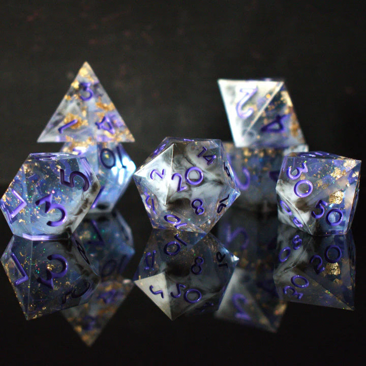 Misty Mountain - Mirage Arcane Sharp-Edged - 7-set Resin Dice