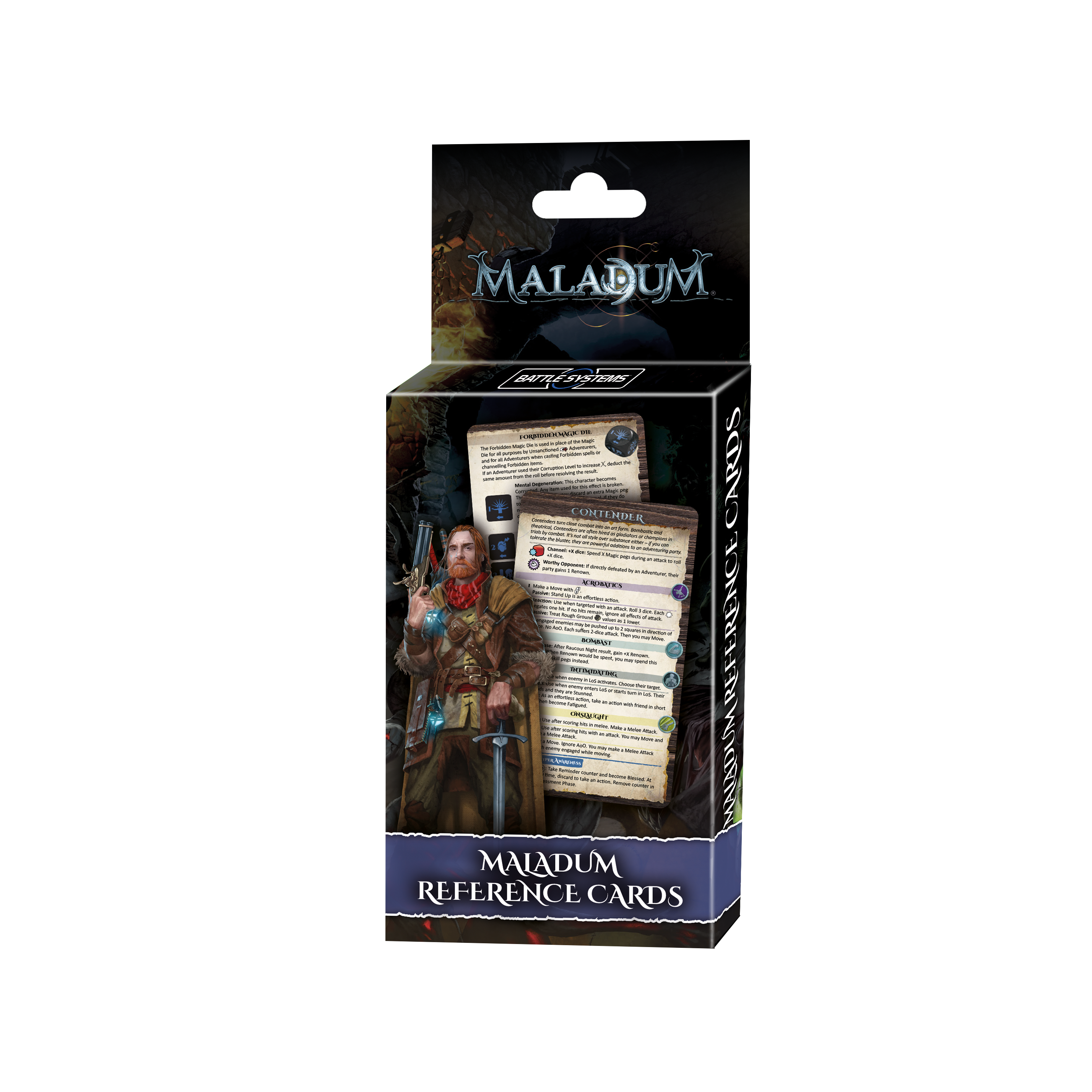 Maladum: Reference Cards