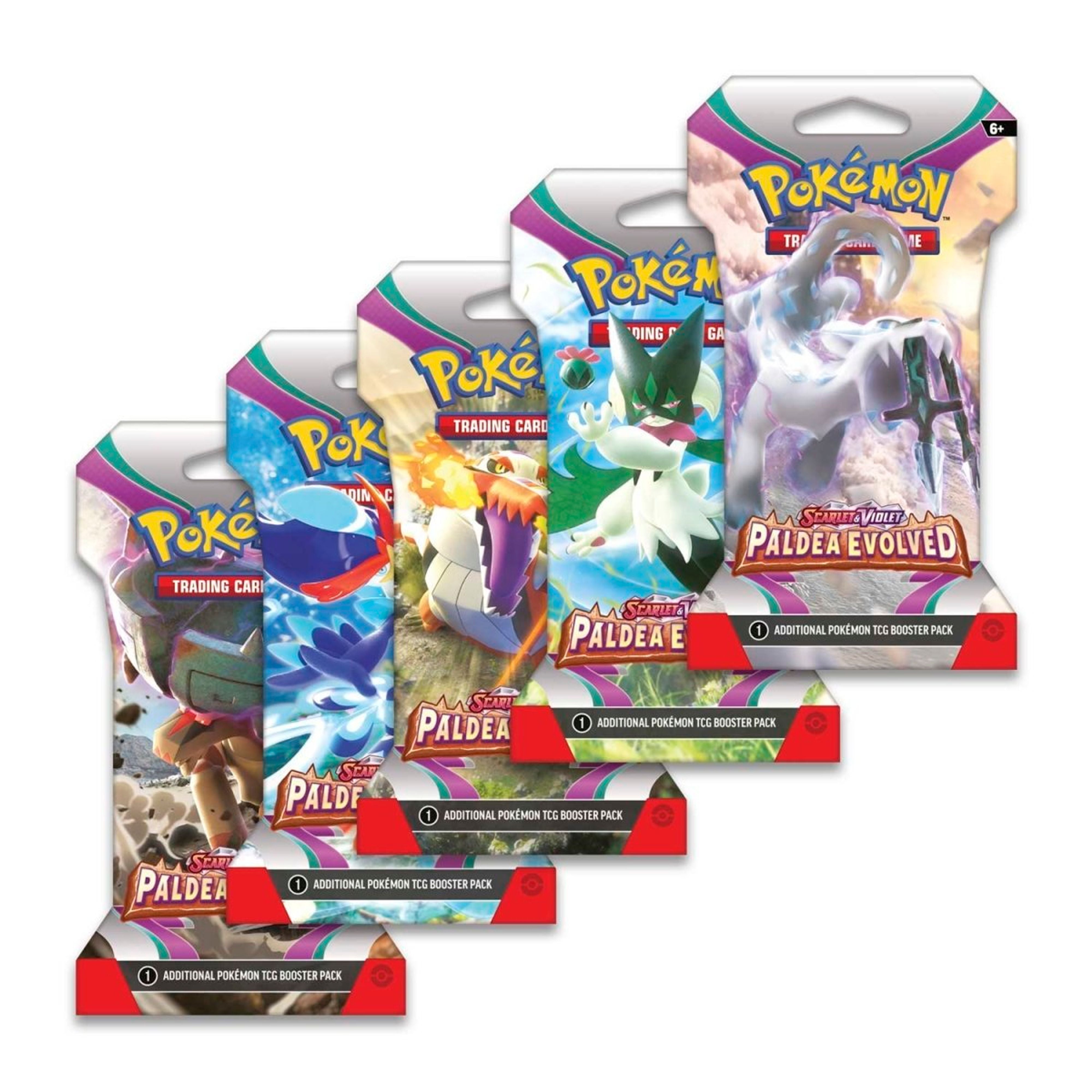 Pokemon TCG: Paldea Evolved - Sleeved Booster Packs