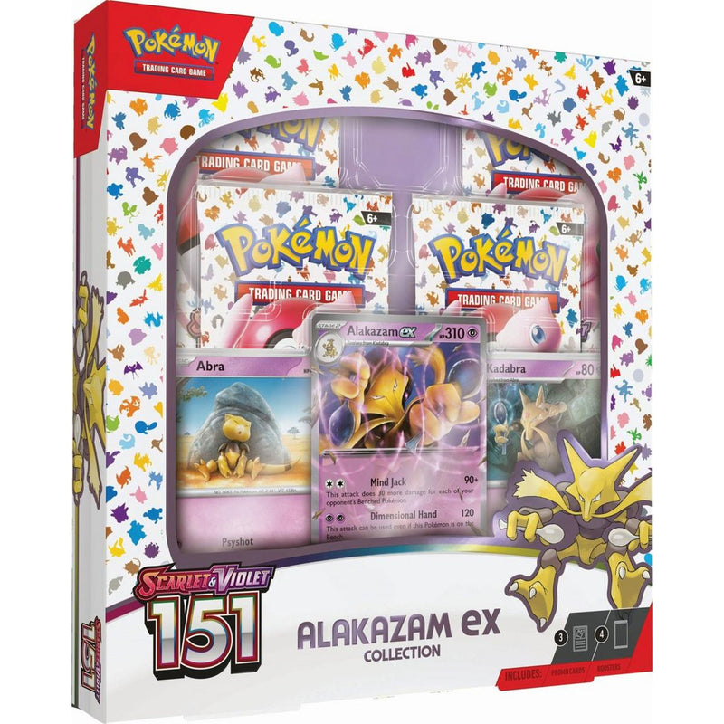 Pokemon: Scarlet and Violet 151 Collection Alakazam EX (October 6th Release)