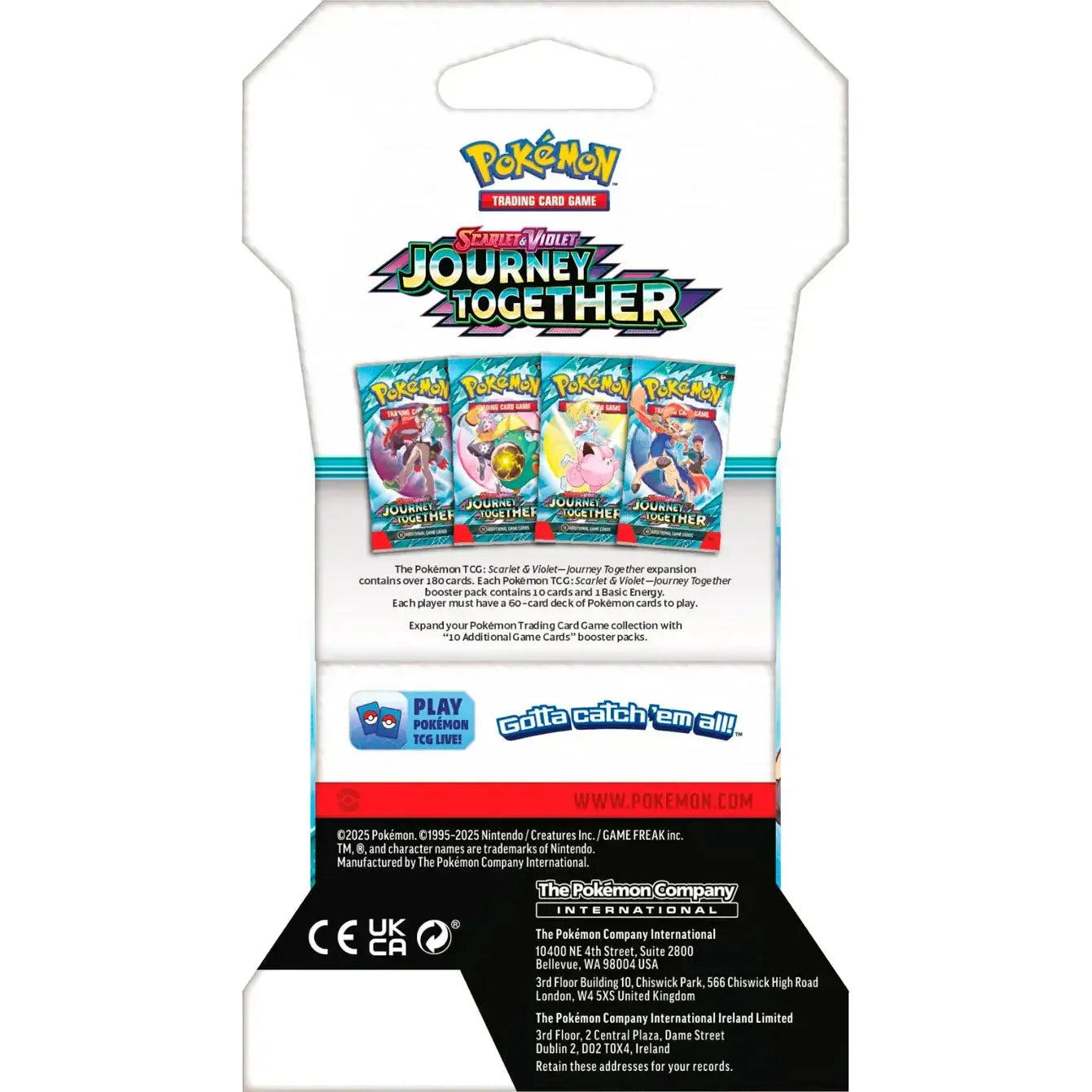 Pokemon TCG: Scarlet & Violet - Journey Together Sleeved Booster Pack [SV09] [Various Styles]