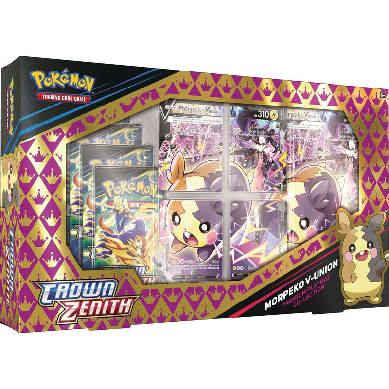 Pokemon: Crown Zenith - Morpeko V-Union Premium Playmat Collection CASE