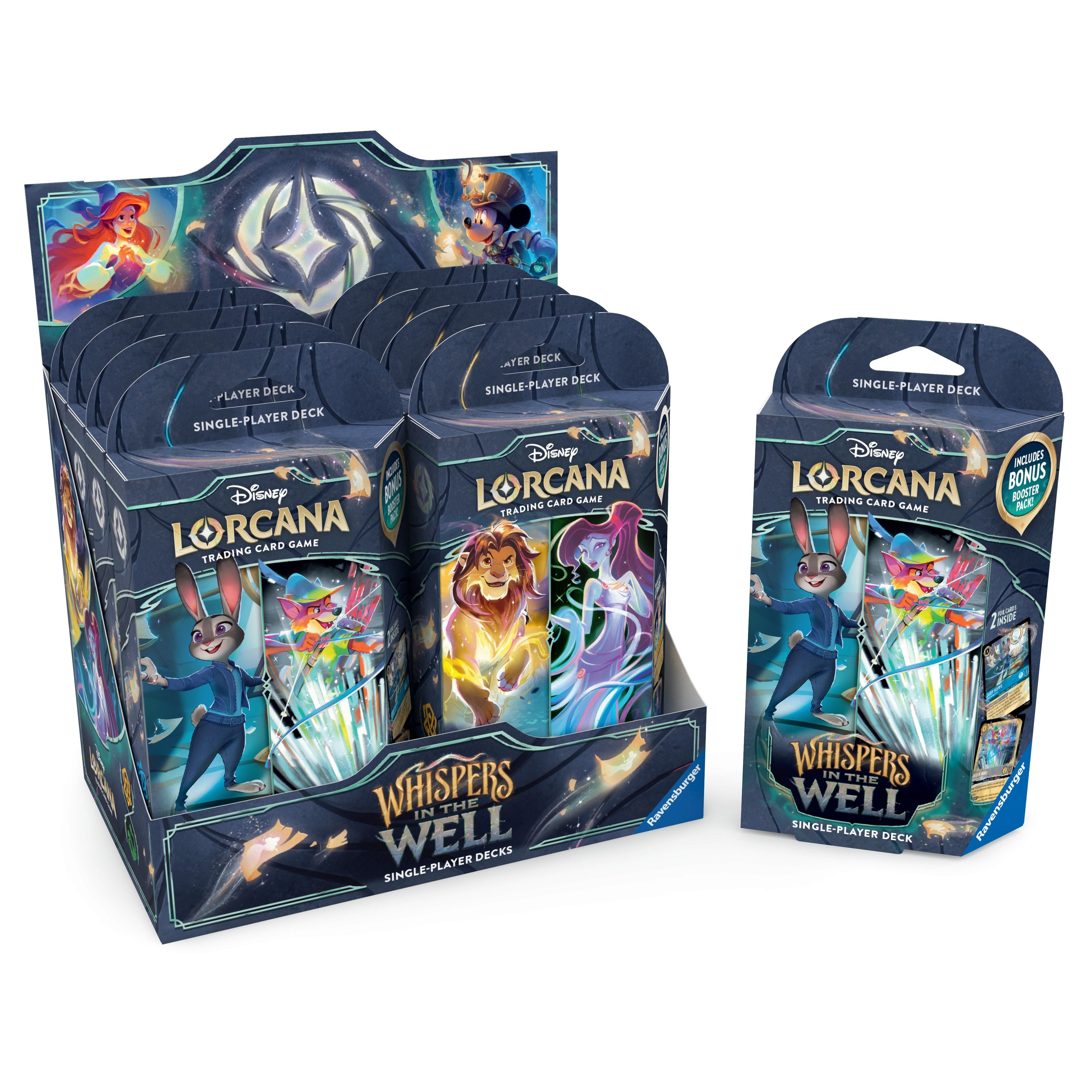 Lorcana TCG: Whispers in the Well Starter Decks (Pre-Order Expected Release Date 11/14/2025)