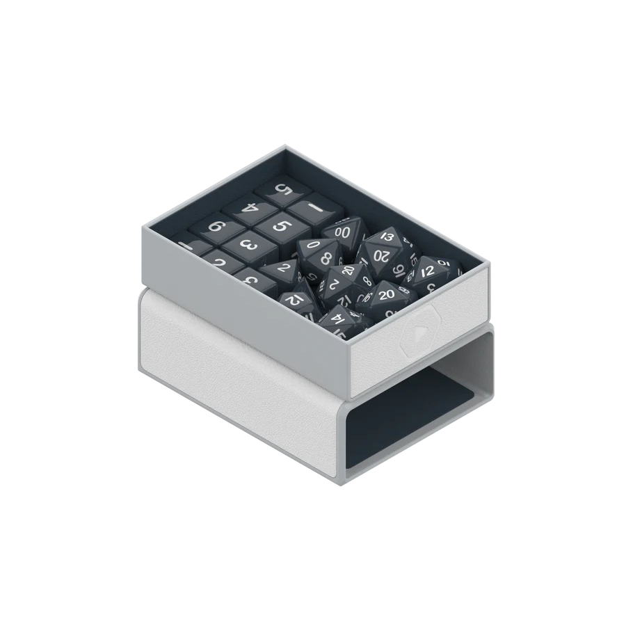 Heavy Play - RNG Dicebox Max - Cleric White