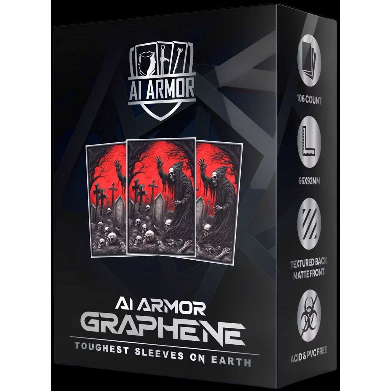 Ai Armor - Red/Black Necromancer Sleeves