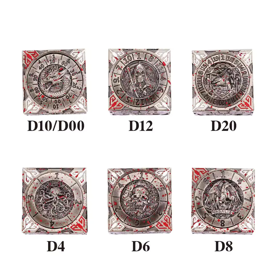 D6 Gyro Spinner 7-in-1 Dice