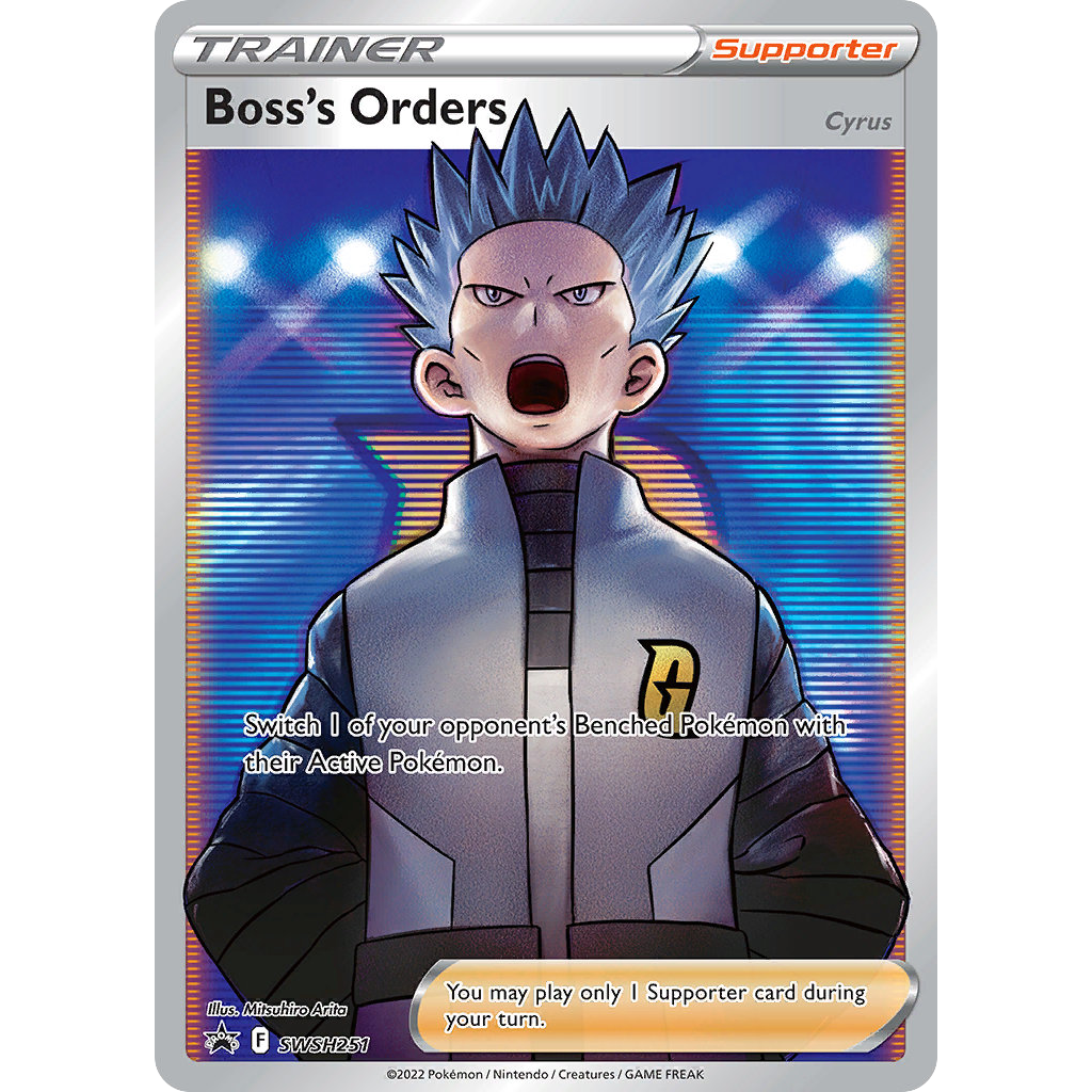 Boss's Orders SWSH251/307 - SWSH Black Star Promos Holofoil