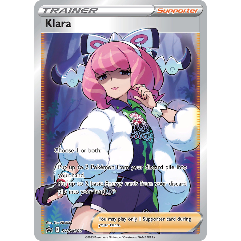 Klara SWSH302/307 - SWSH Black Star Promos Holofoil