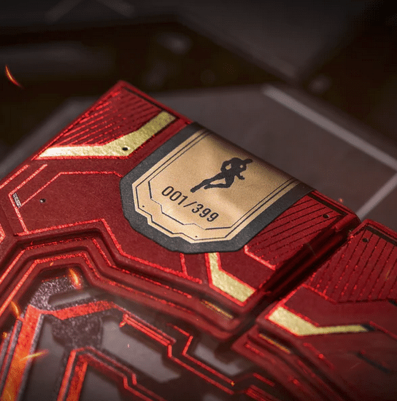 Iron Man: Mk 50 Gilded Playing Cards