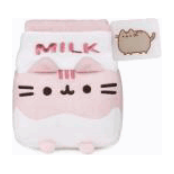 Pusheen Strawberry Milk Sip  Plush, 6 in