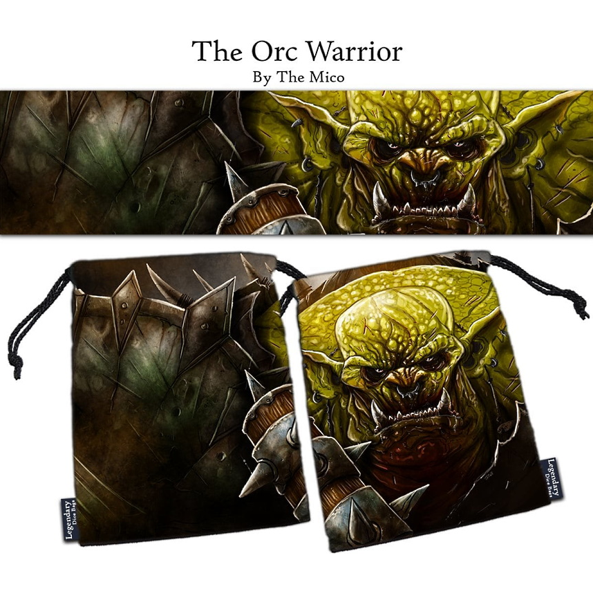 Legendary Dice Bags: The Orc Warrior